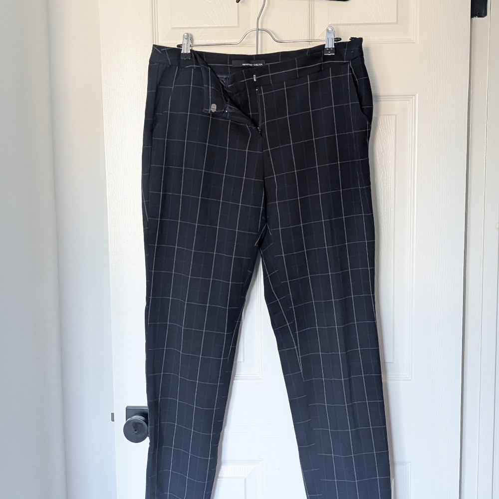 Amanda and Chelsea Navy crop work pants
